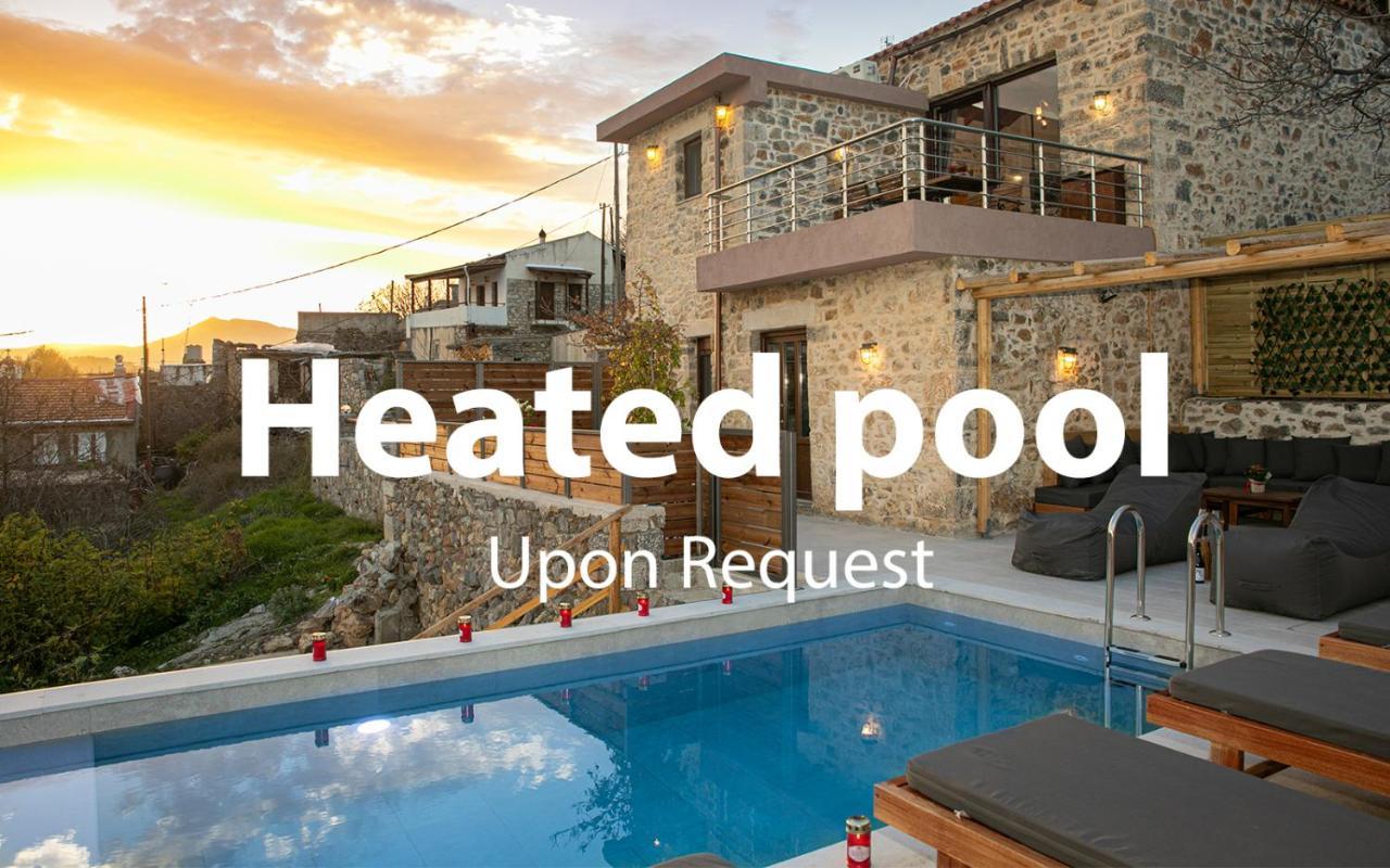 Lasithi Luxury Villa Mesa Lasithi ภายนอก รูปภาพ