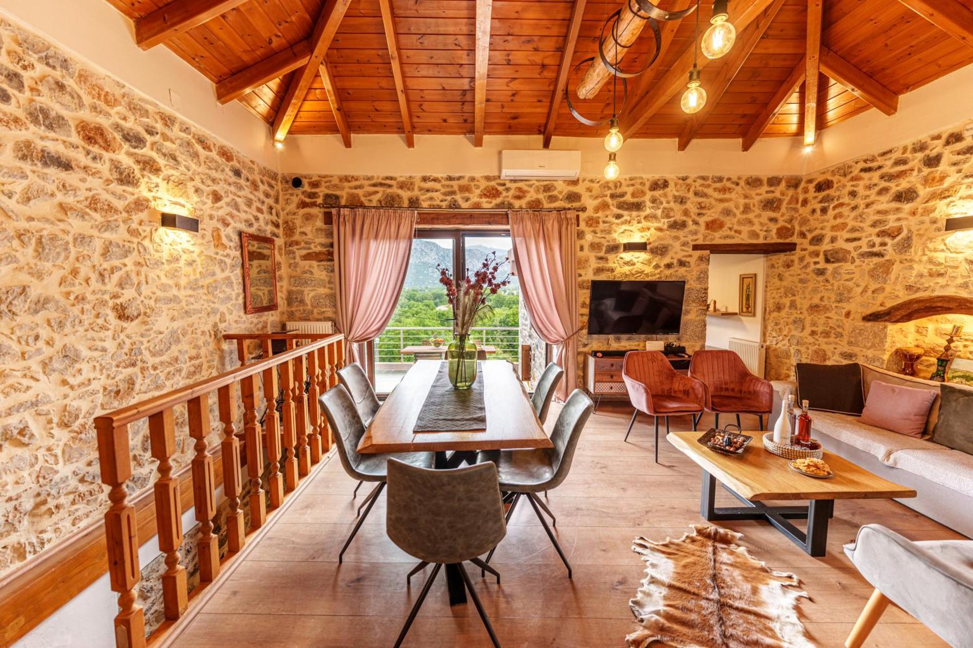 Lasithi Luxury Villa Mesa Lasithi ภายนอก รูปภาพ